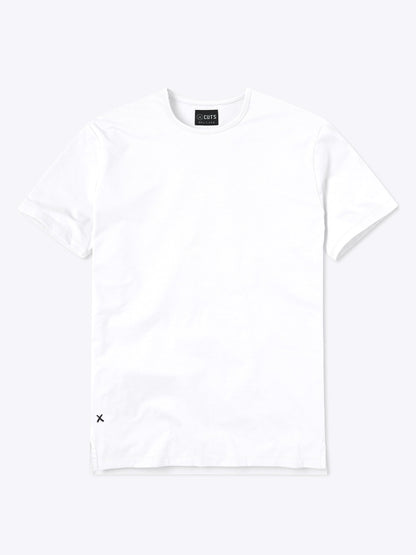 AO Split-Hem Tee | White Signature-fit PYCA Pro®