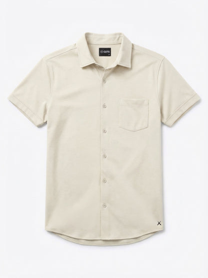 AO Button Up | Ivory Signature-Fit PYCA Pro®