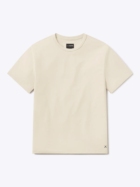AO Forever Tee | Ivory Classic-Fit PYCA Pro®