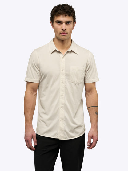 AO Button Up | Ivory Signature-Fit PYCA Pro®