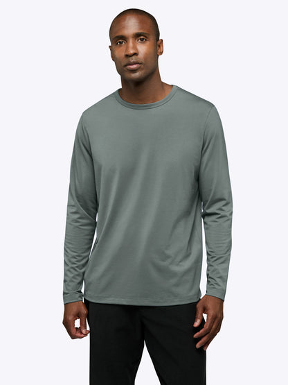 AO Forever Long Sleeve Tee | Sage Classic-Fit PYCA Pro®