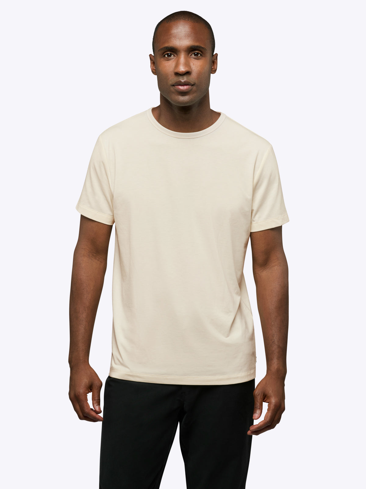 AO Forever Tee | Ivory Classic-Fit PYCA Pro®