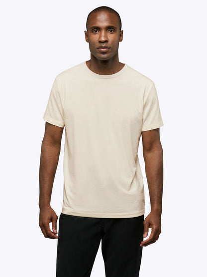 AO Forever Tee | Ivory Classic-Fit PYCA Pro®