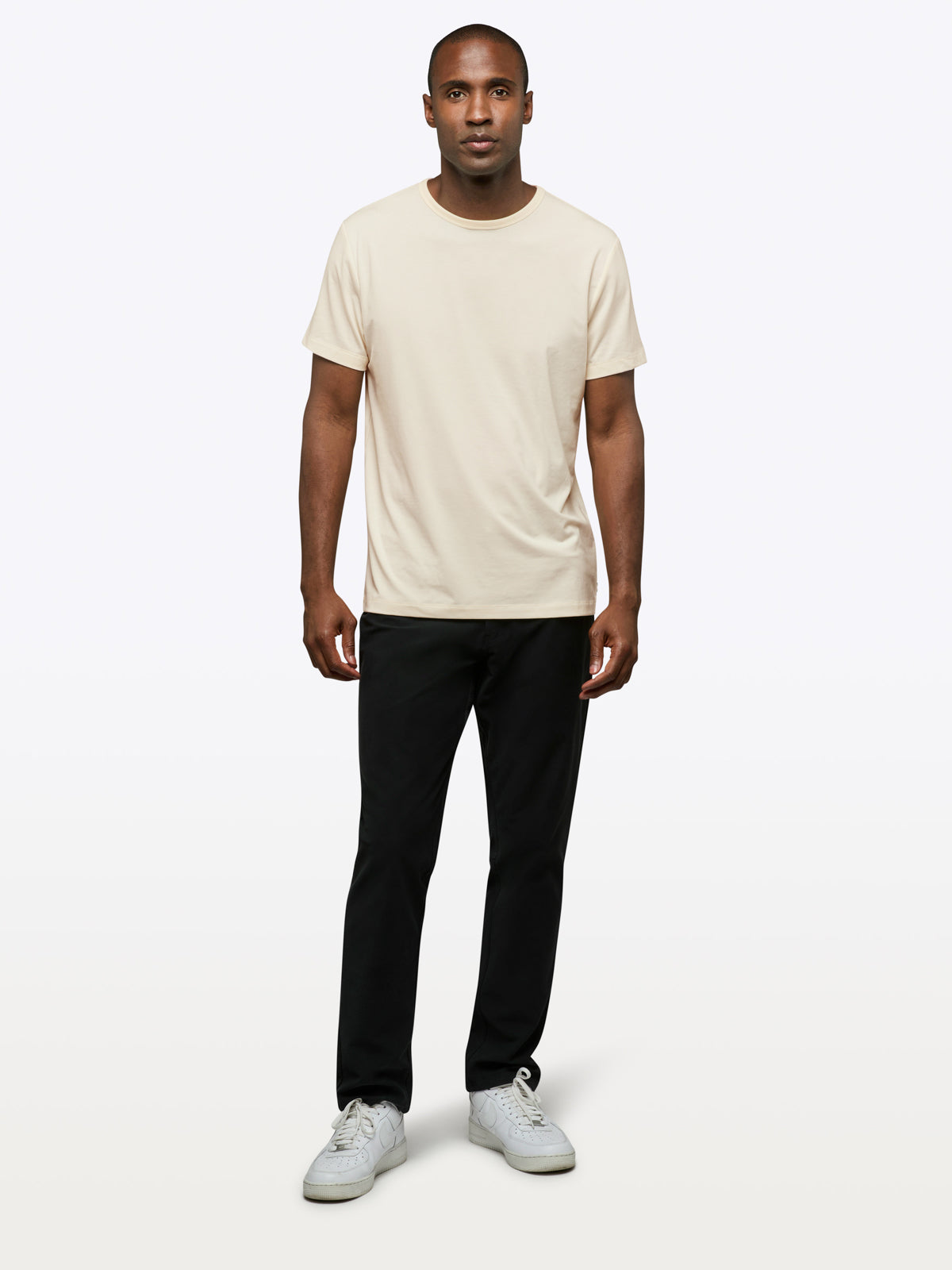AO Forever Tee | Ivory Classic-Fit PYCA Pro®