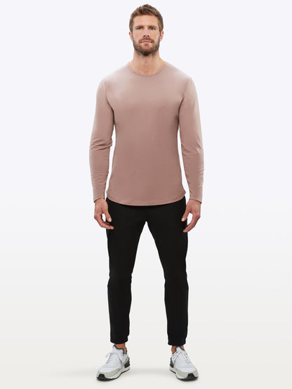 AO Long Sleeve Curve-Hem Tee | Mountain Mist Signature-fit PYCA Pro®