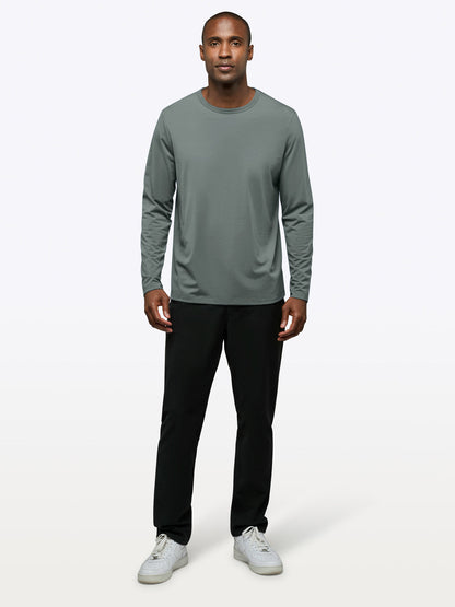 AO Forever Long Sleeve Tee | Sage Classic-Fit PYCA Pro®