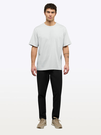 Overtime Oversized Tee | White Relaxed-Fit